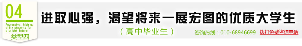 類型四  進取心強，渴望將來一展宏圖的優(yōu)質大學生